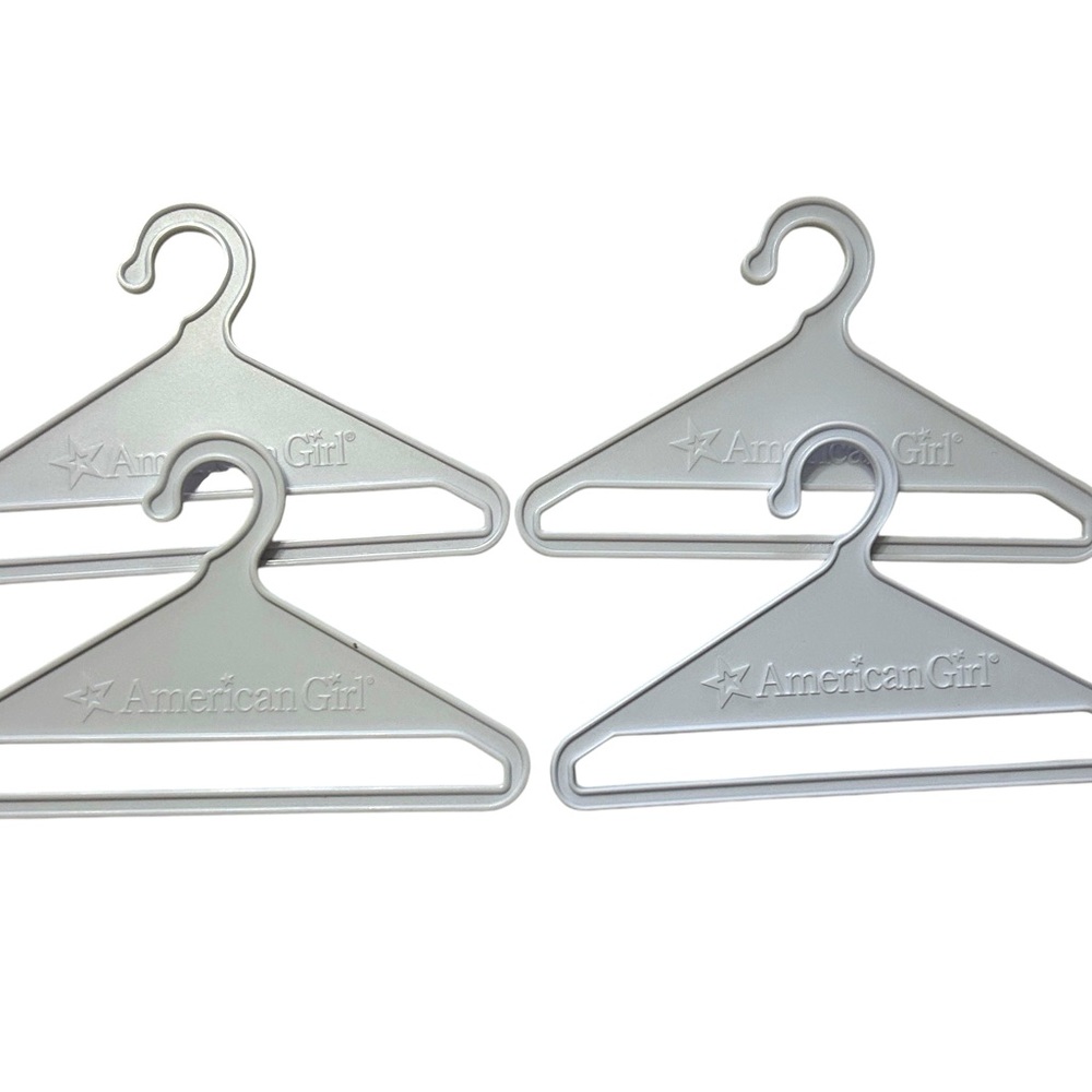 American Girl Doll Collection 18” Doll Clothing Hangers Lot 4 GUC